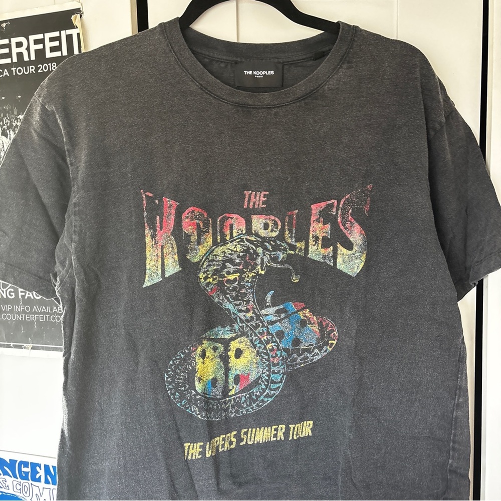 The Kooples Viper Room Distressed Graphic T-Shirt